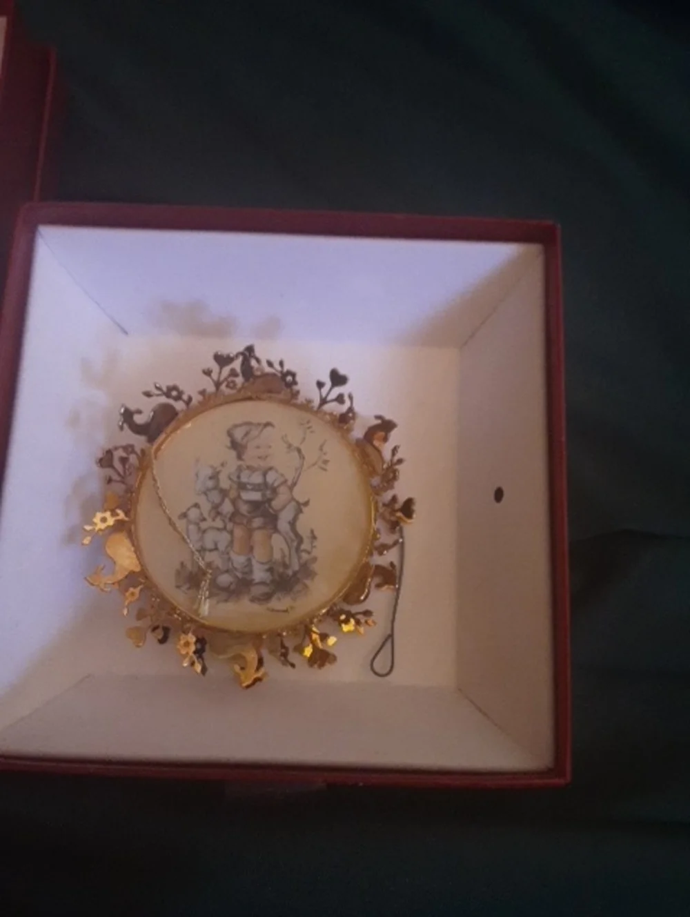 The Hummel Gold Christmas Ornament Collection Lot Of 5